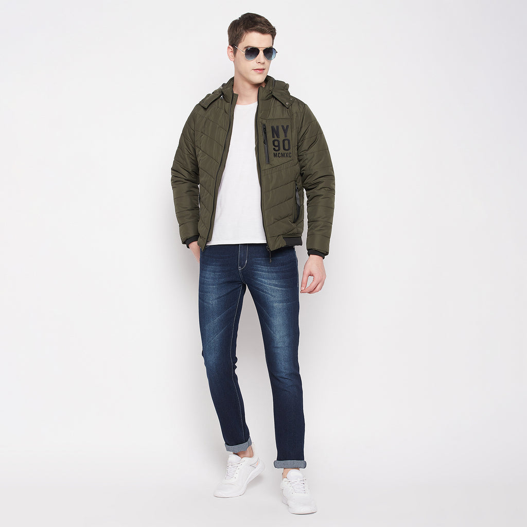 Duke Urban Men Full Sleeve Hooded Jacket (SDZ1062)