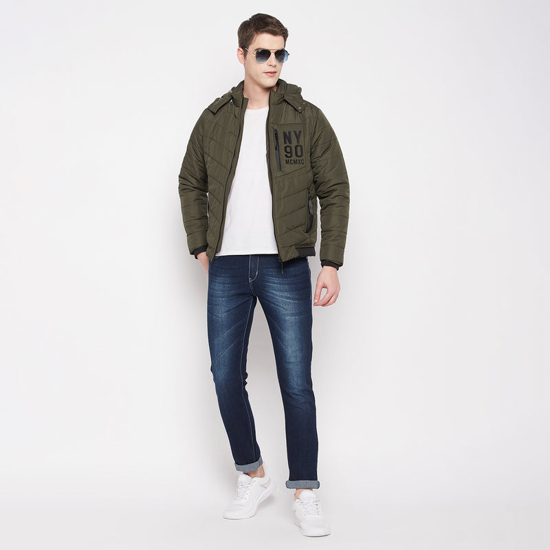 Duke Urban Men Full Sleeve Hooded Jacket (SDZ1062)