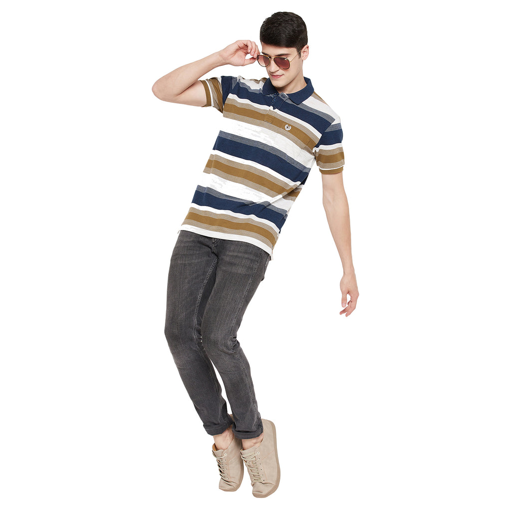 Duke Stardust Men Half Sleeve Cotton T-Shirt (LF5318)