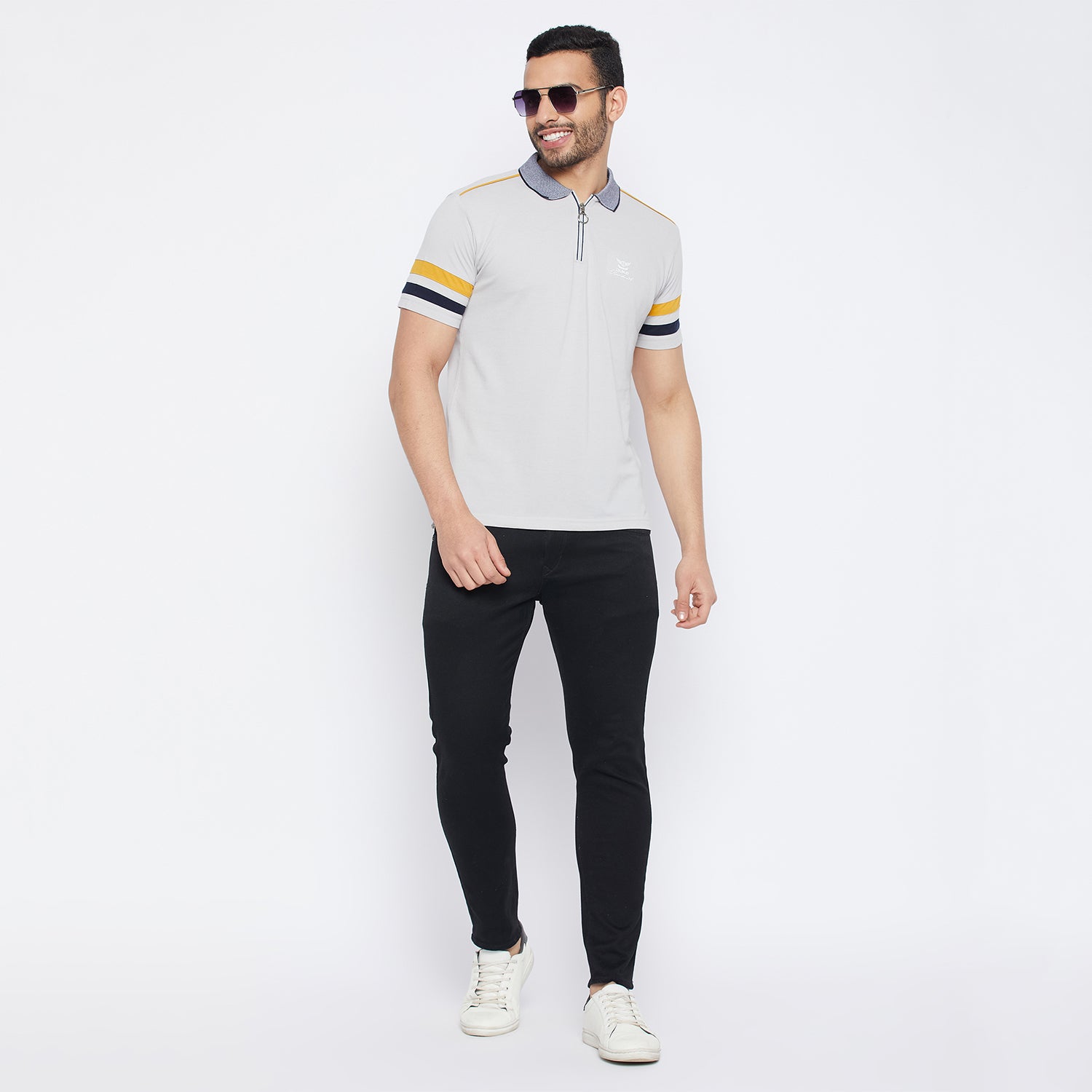 Duke Stardust Men Half Sleeve Cotton T-shirt (LF5797)