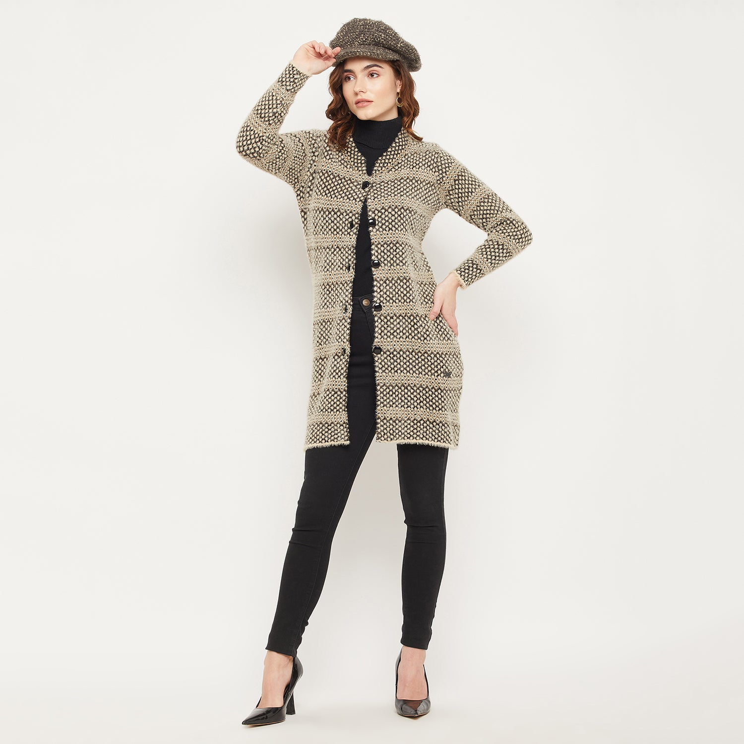 Duke Urban Women Self Design Cardigan (SDS1095)