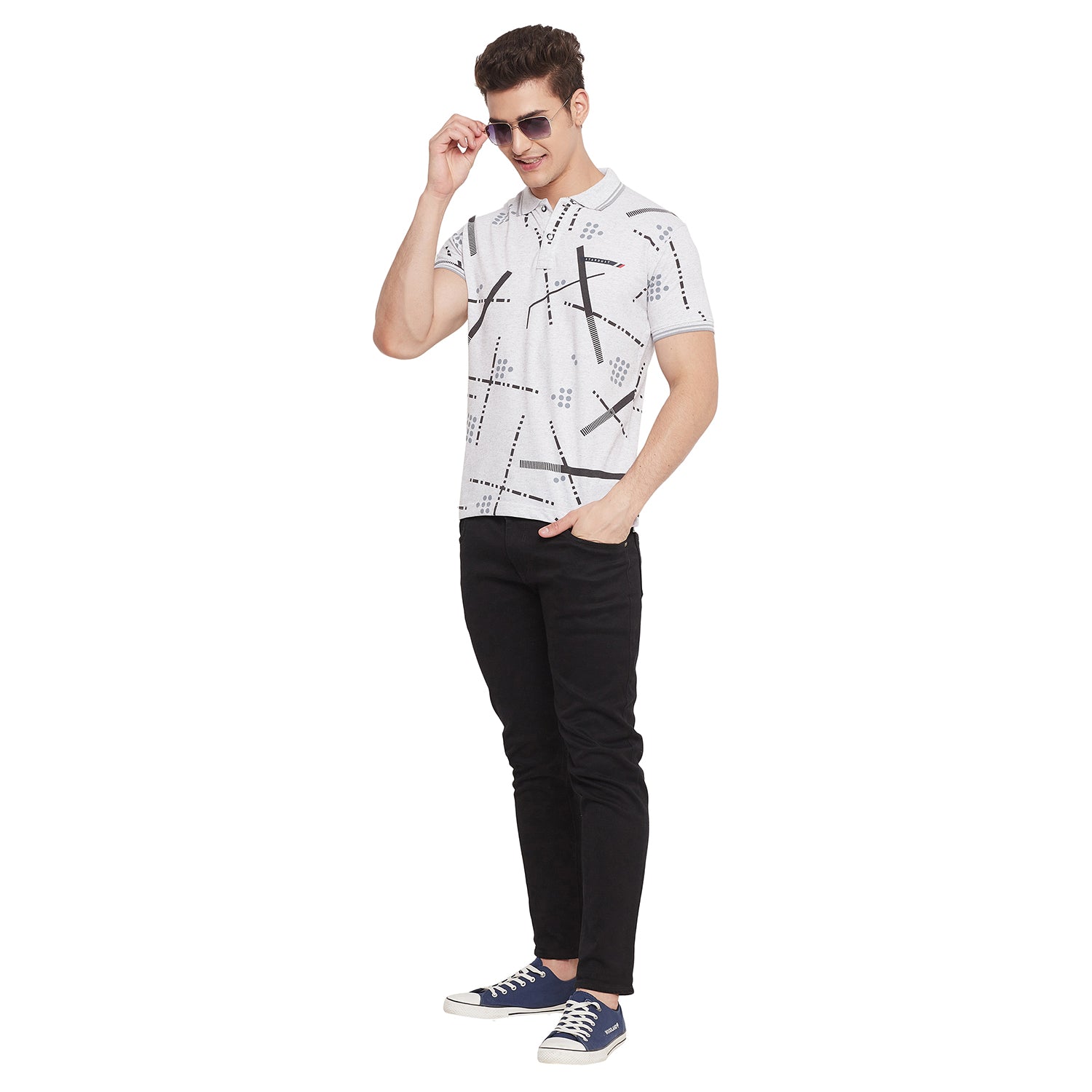 Duke Stardust Men Half Sleeve Cotton T-shirt (LF5351)