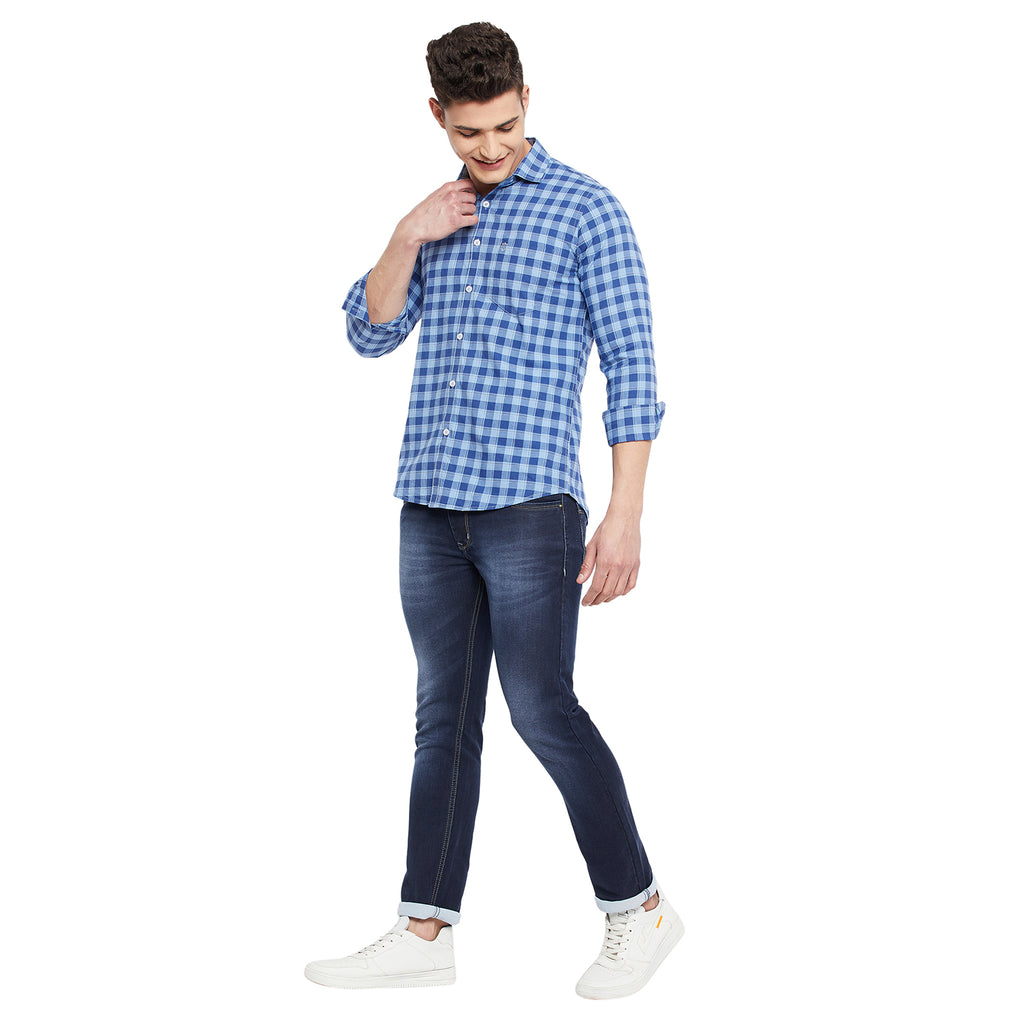 Duke Stardust Men Full Sleeve  Cotton Shirt (SDO9003)