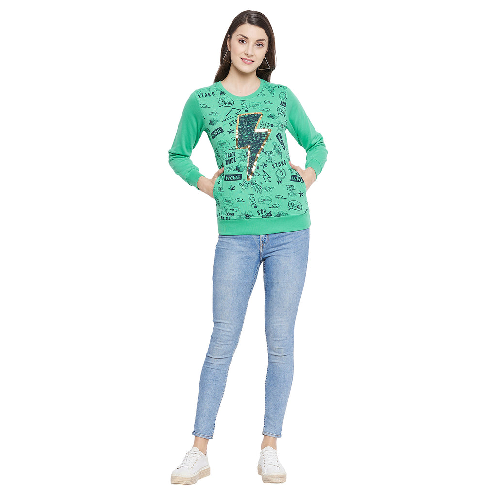 Duke Stardust Women Round Neck Sweatshirt (LFX637)