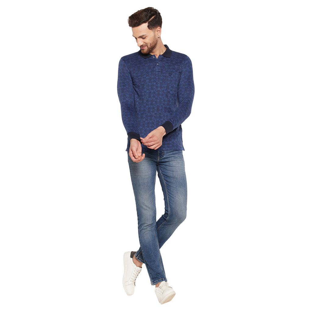 Duke Stardust Men Full Sleeve Cotton T-shirt (LF3958)