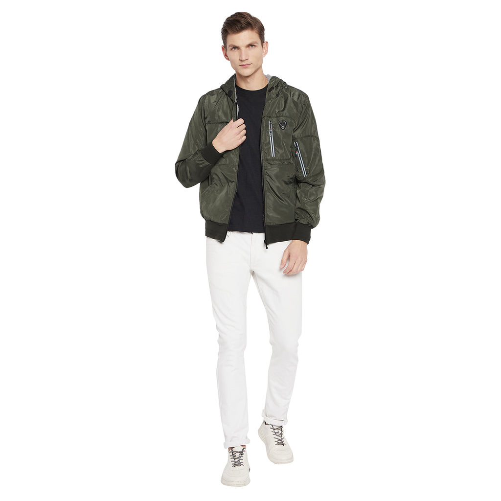 Duke Urban Men Full Sleeve Hooded Jacket (SDZ999)
