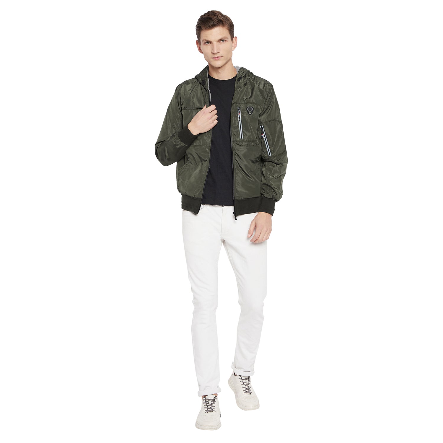 Duke Urban Men Full Sleeve Hooded Jacket (SDZ999)