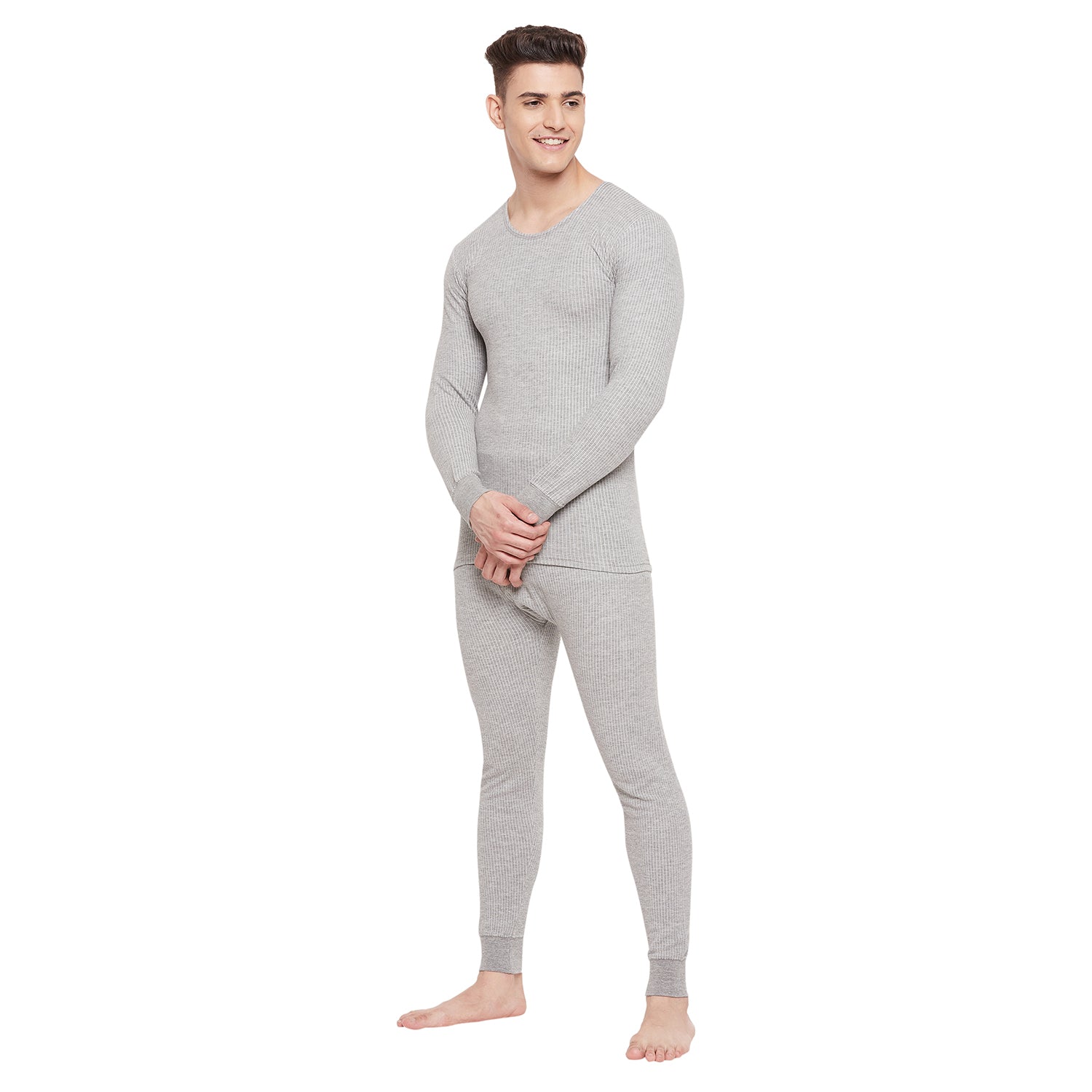 Duke Stardust Men Full Sleeve Top Thermal (D1GR-G)