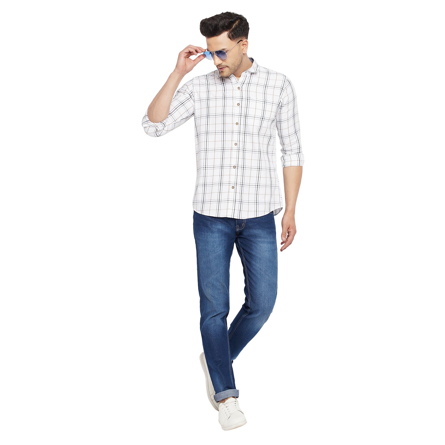 Duke Stardust Men Full Sleeve Cotton Shirt (SDO8CKTS)