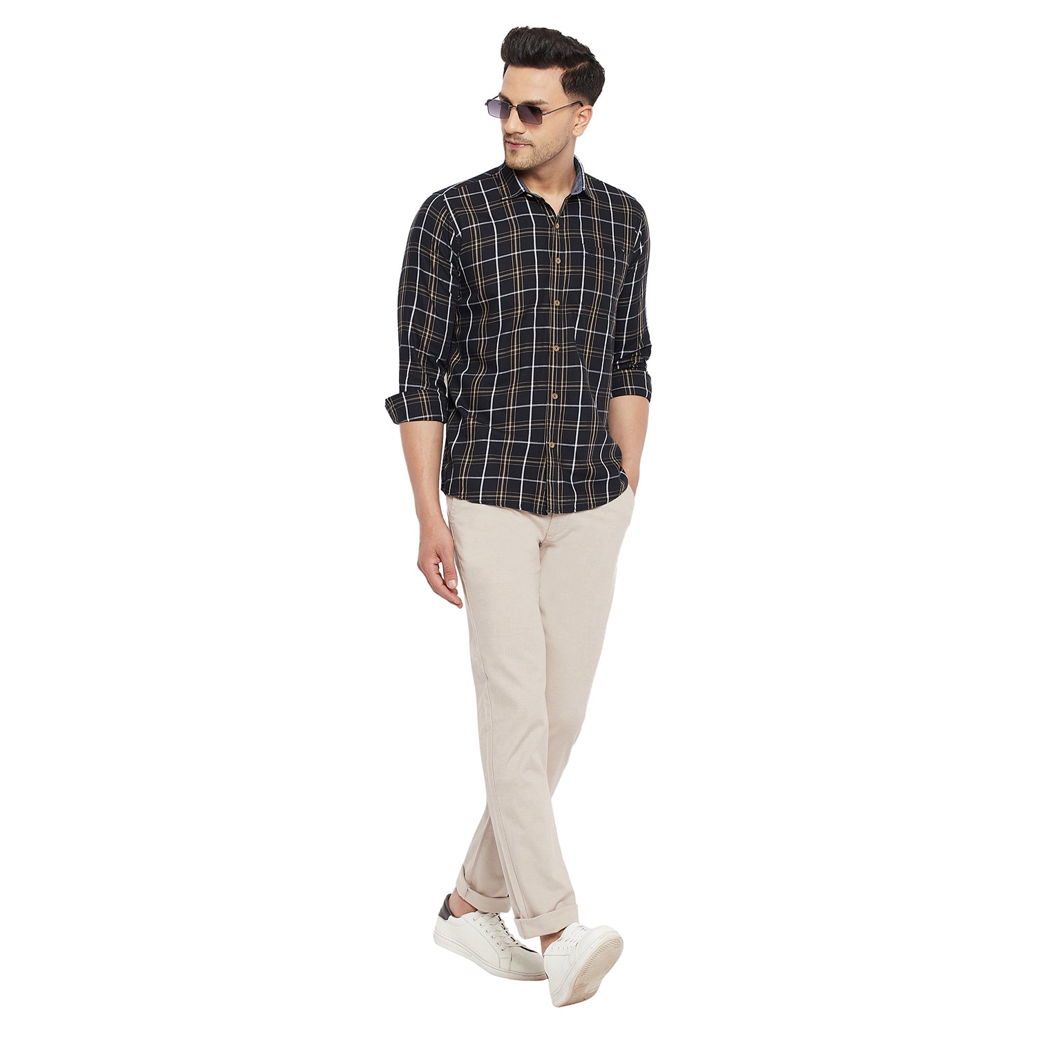 Duke Urban Men Slim Fit Trousers (SDT4537)