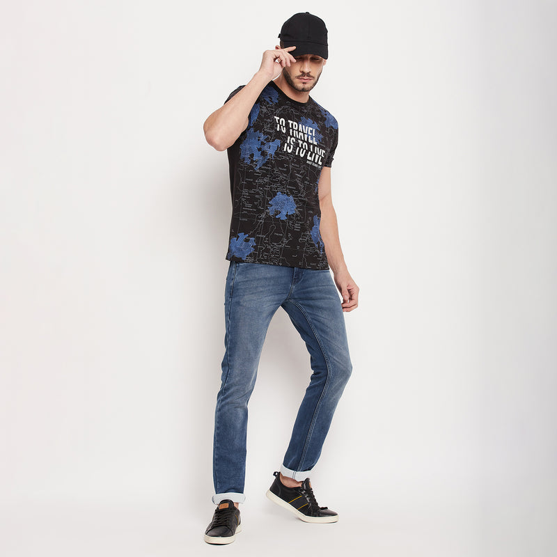 Duke Urban Men Half Sleeve Cotton T-shirt (LQ4479)