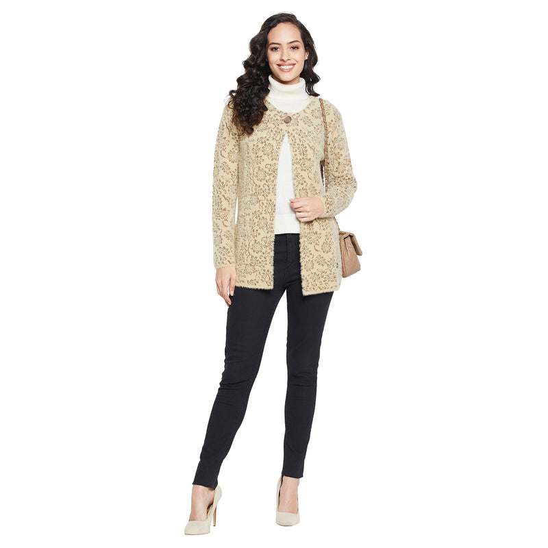 Duke Urban Women Full sleeve Round Neck Cardigan (SDS1132)