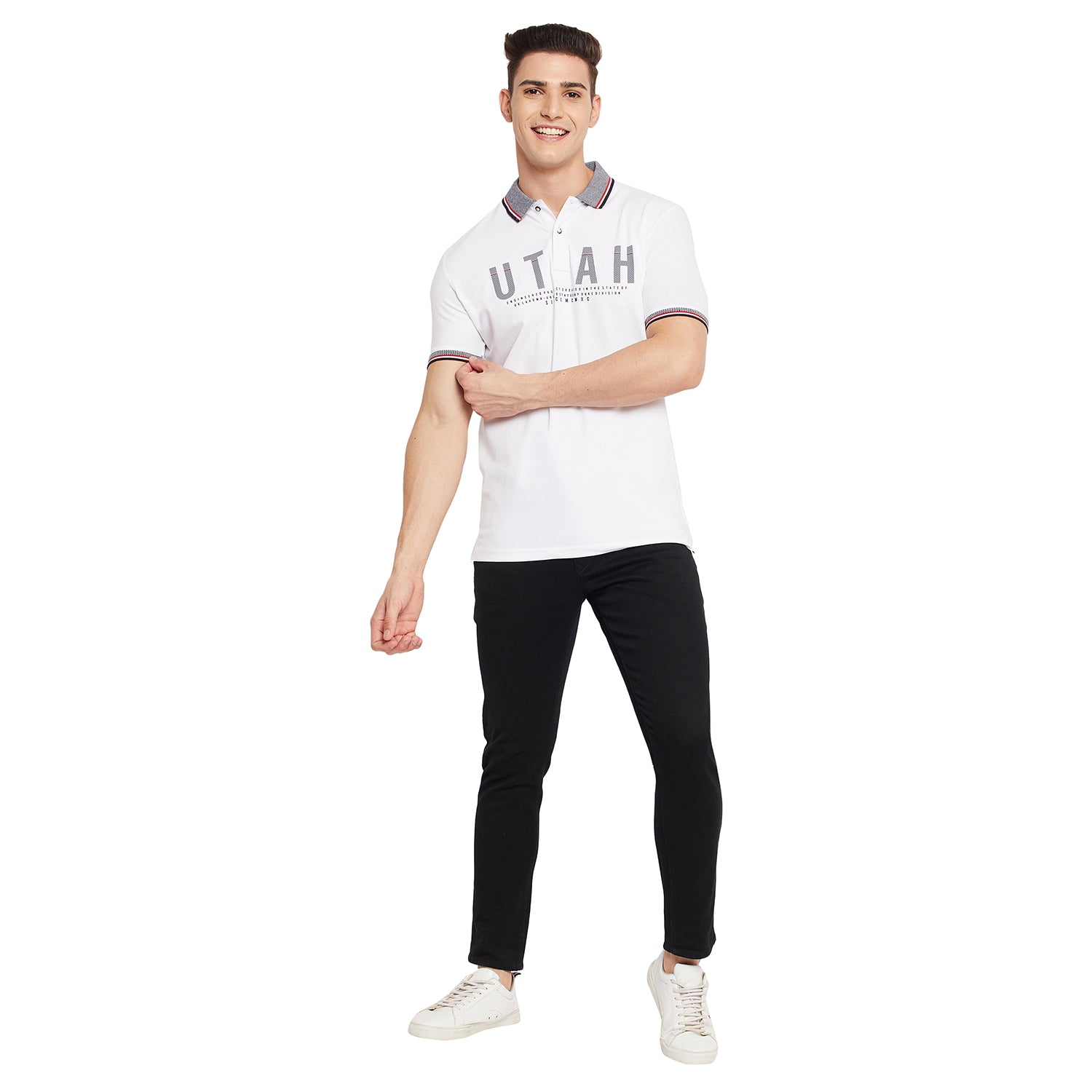 Duke Stardust Men Half Sleeve Cotton T-shirt (LF5189)