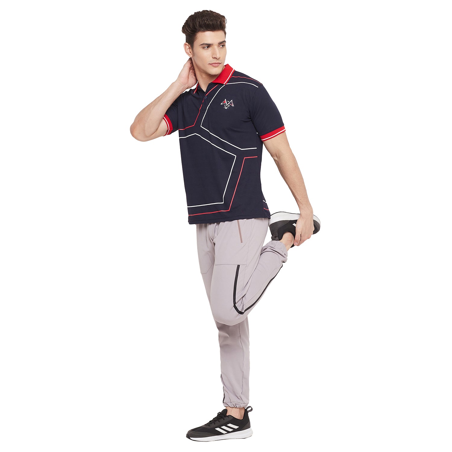 Duke Stardust Men Half Sleeve Sports T-shirt (GD1175)
