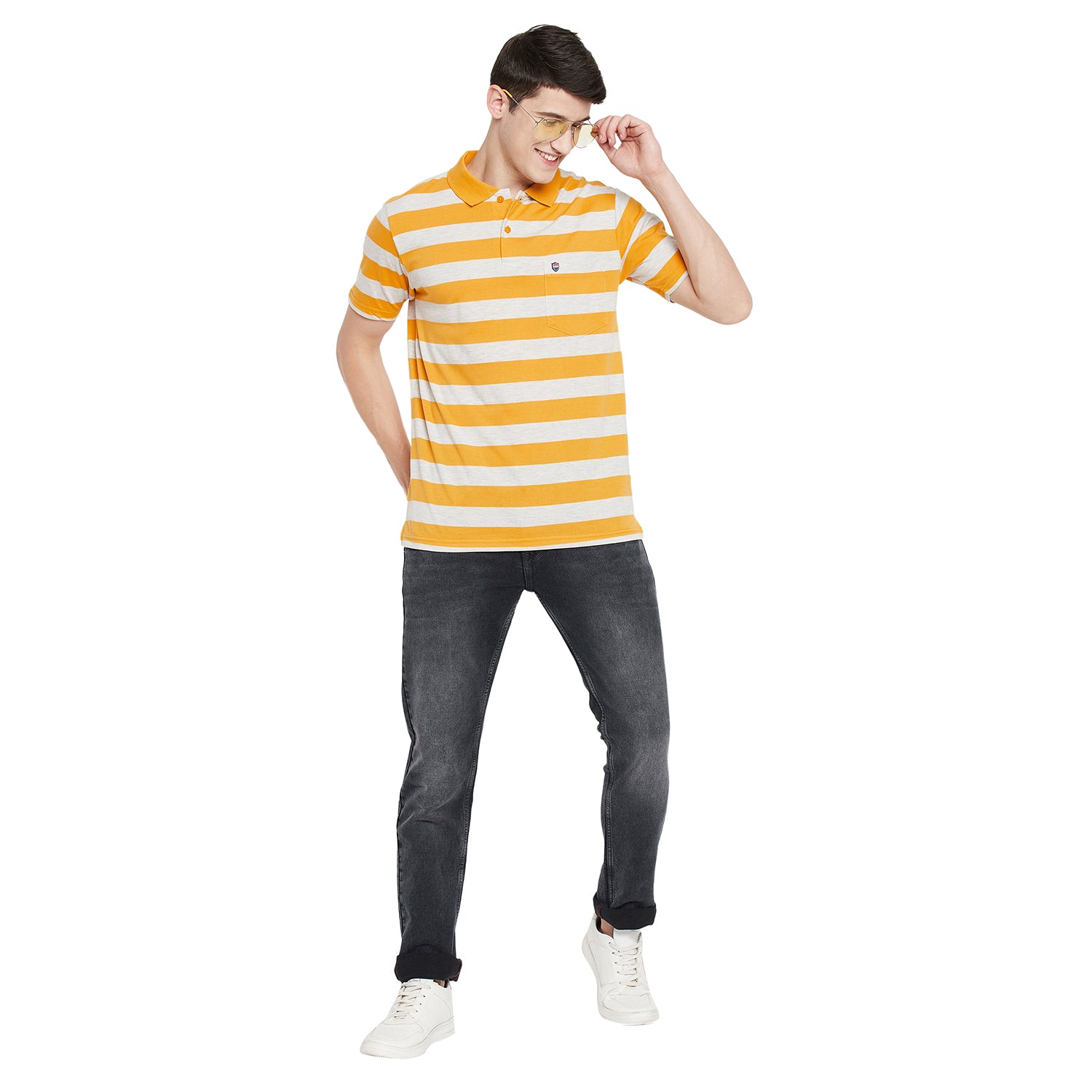 Duke Stardust Men Half Sleeve Cotton T-Shirt (MTLF344)