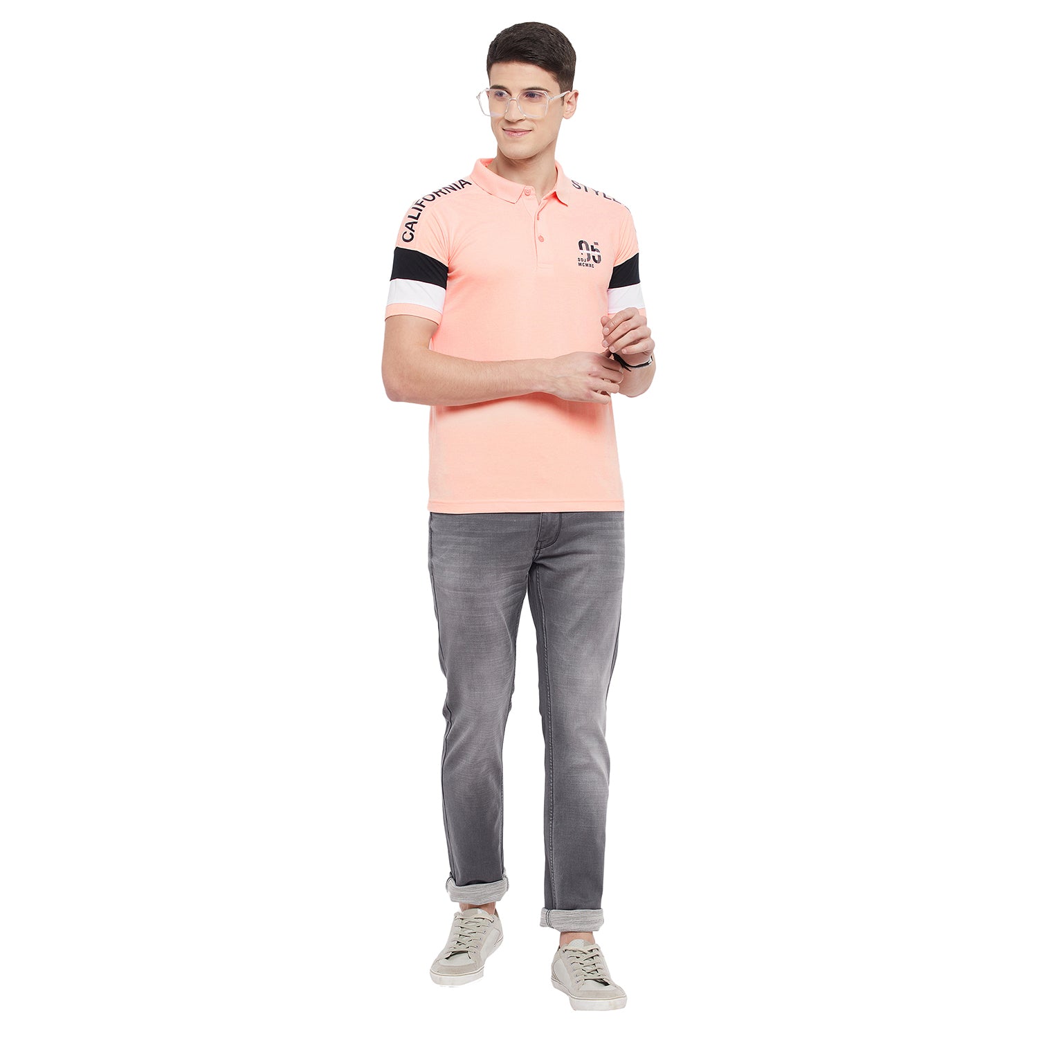 Duke Stardust Men Half Sleeve Cotton T-Shirt (LF5178)