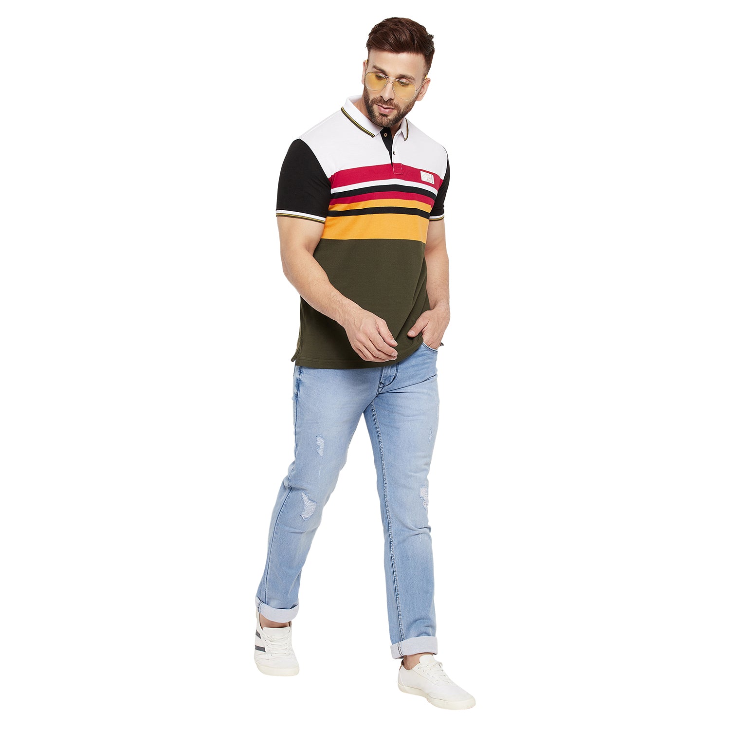 Duke Stardust Men Half Sleeve Cotton T-shirt (LF5305)