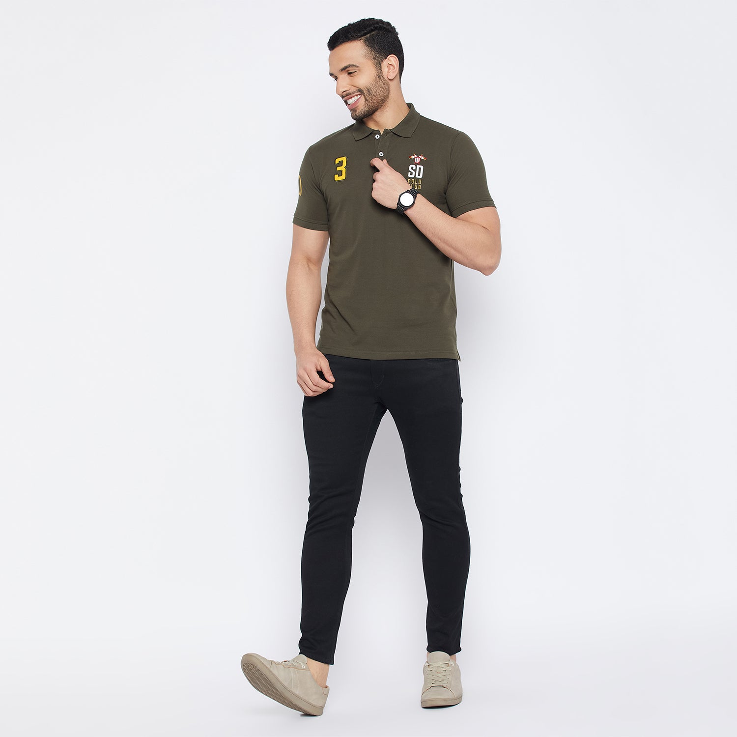 Duke Stardust Men Half Sleeve Cotton T-shirt (LF7040)