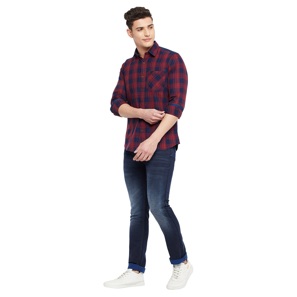 Duke Stardust Men Full Sleeve Cotton Shirt (SDO9001)