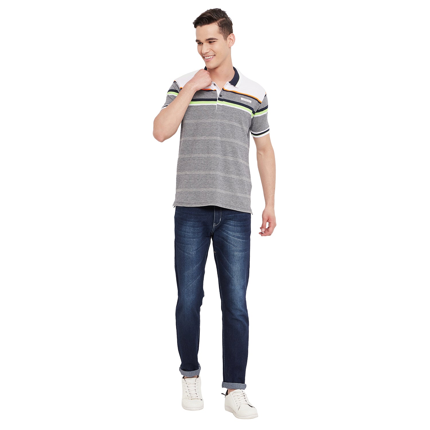 Duke Stardust Men Half Sleeve Cotton T-Shirt (LF5392)