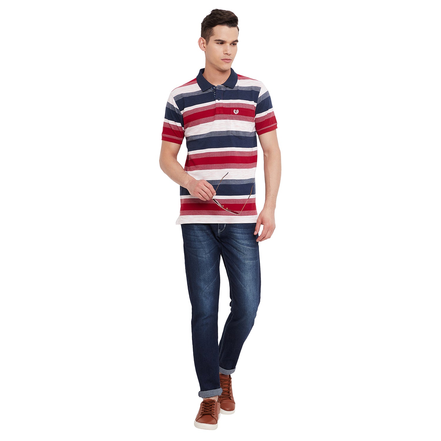 Duke Stardust Men Half Sleeve Cotton T-Shirt (LF5318)