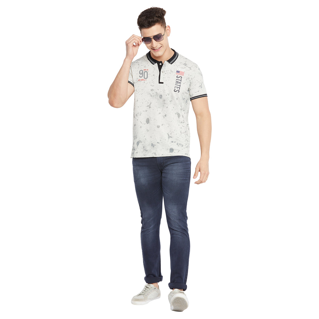 Duke Stardust Men Half Sleeve Cotton T-shirt (LF5461)