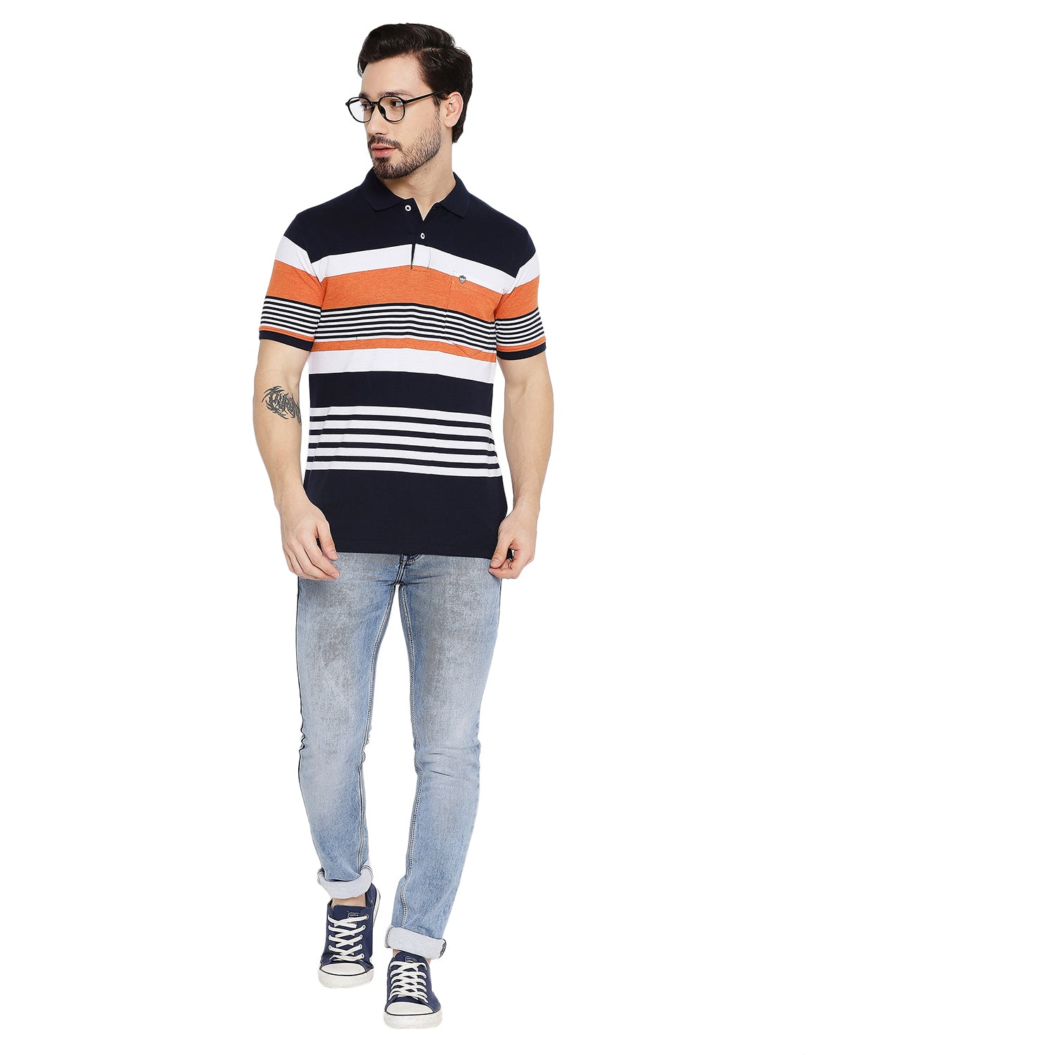 Duke Urban Men Half Sleeve Cotton T-shirt (LF5708)