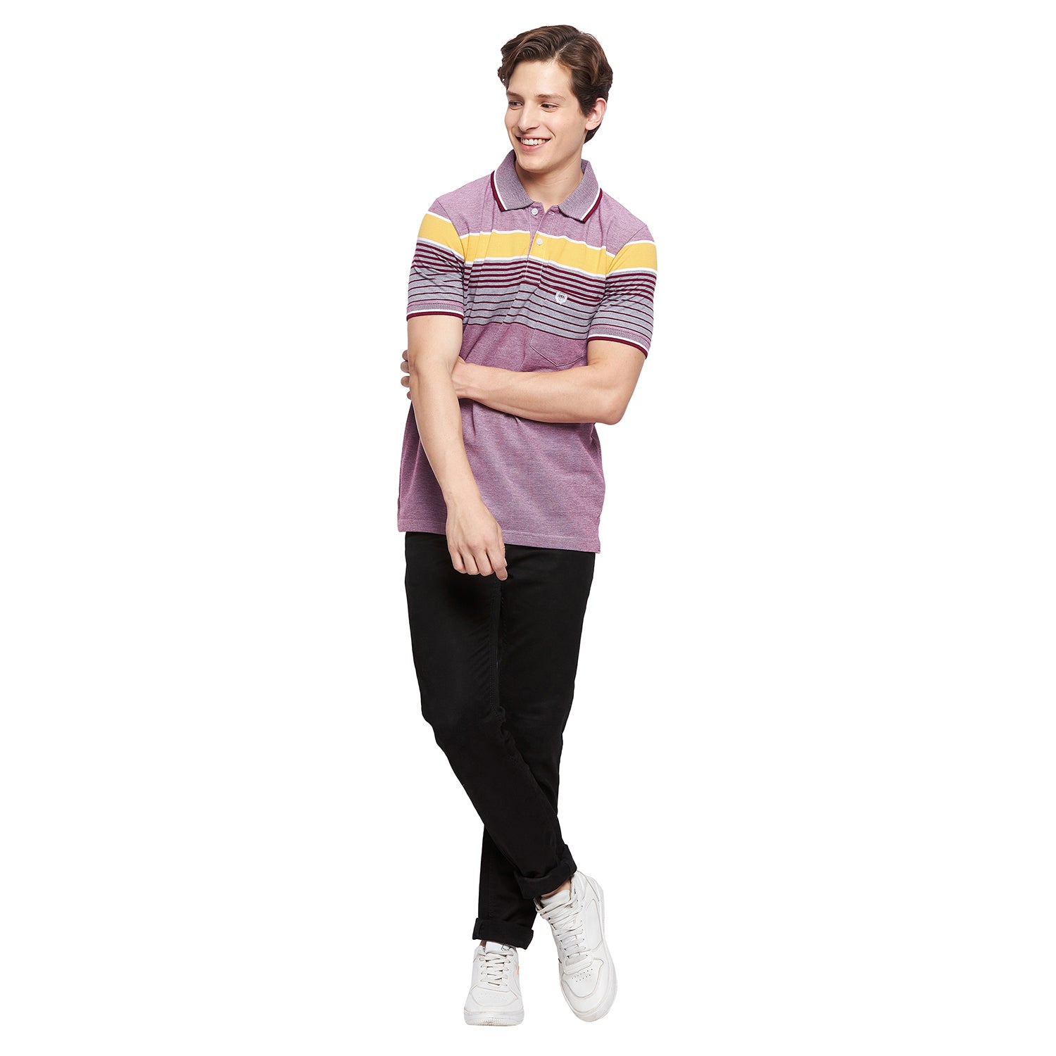 Duke Stardust Men Half Sleeve Cotton T-shirt (LF5395)