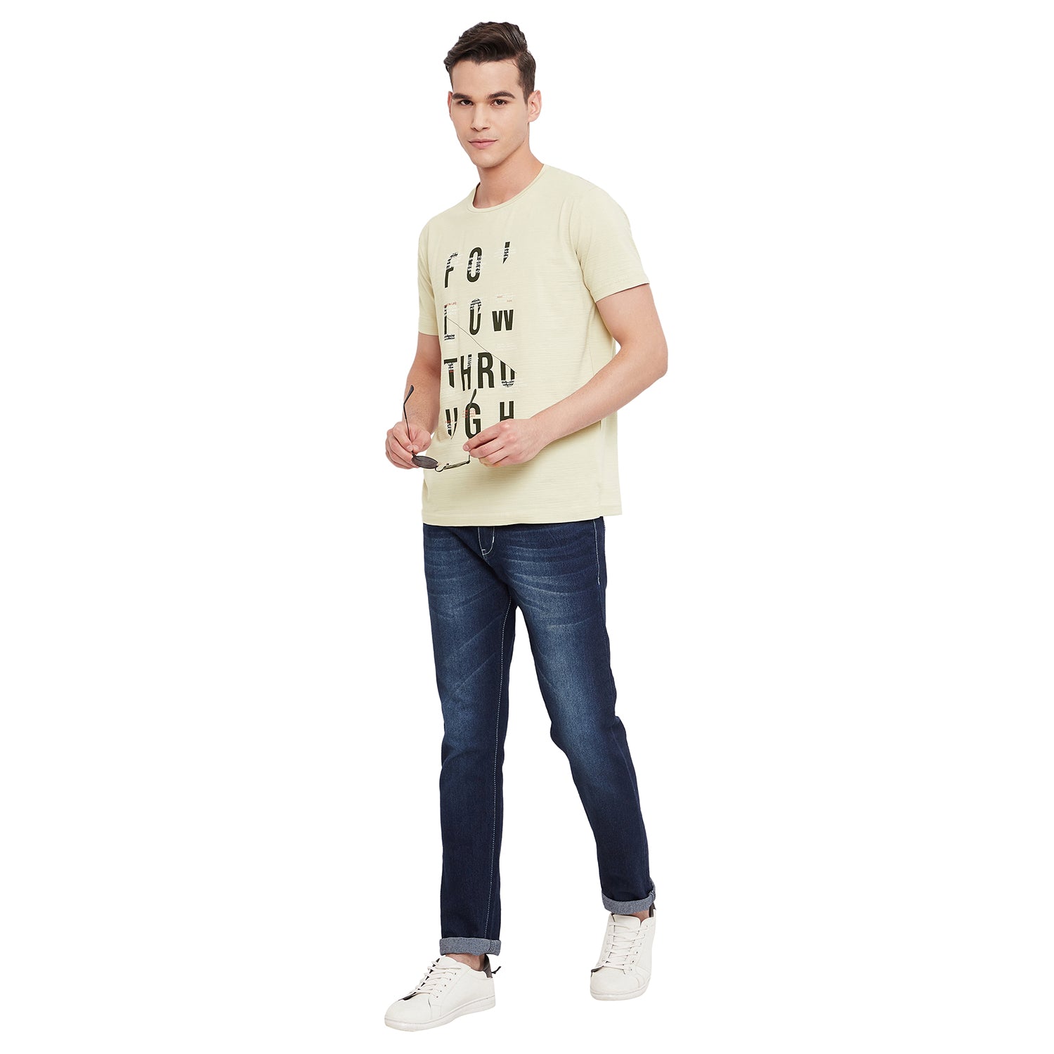Duke Stardust Men Half Sleeve Cotton T-shirt (LF5217)