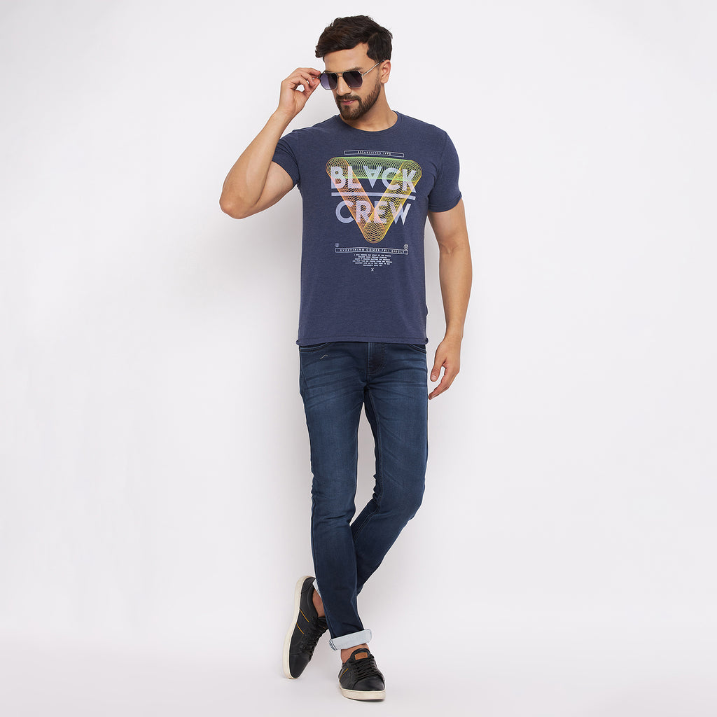 Duke Stardust Men Half Sleeve Cotton T-shirt (LF4966)