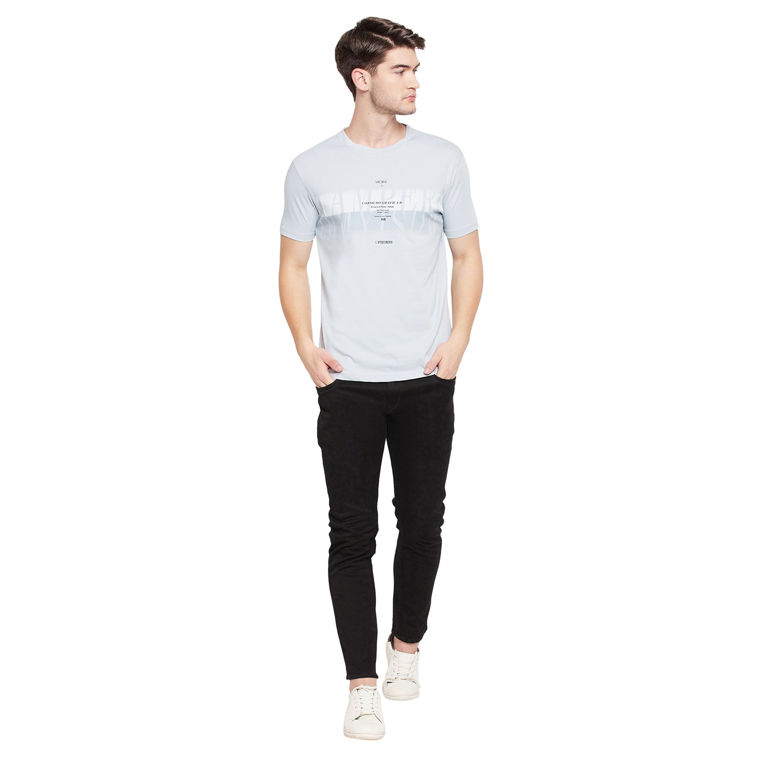 Duke Stardust Men Half Sleeve Cotton T-shirt (LF5032)