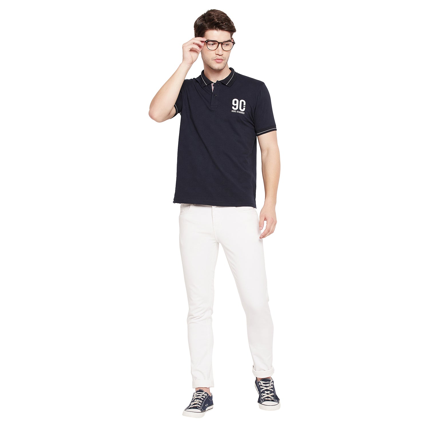 Duke Stardust Men Half Sleeve Cotton T-shirt (LF5269)