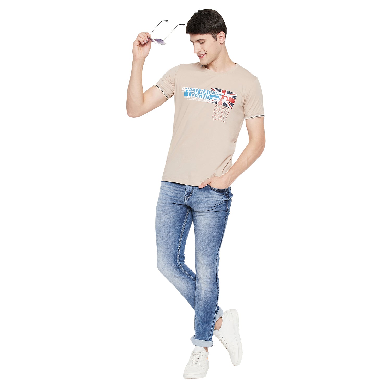 Duke Stardust Men Half Sleeve Cotton T-shirt (LF5259)