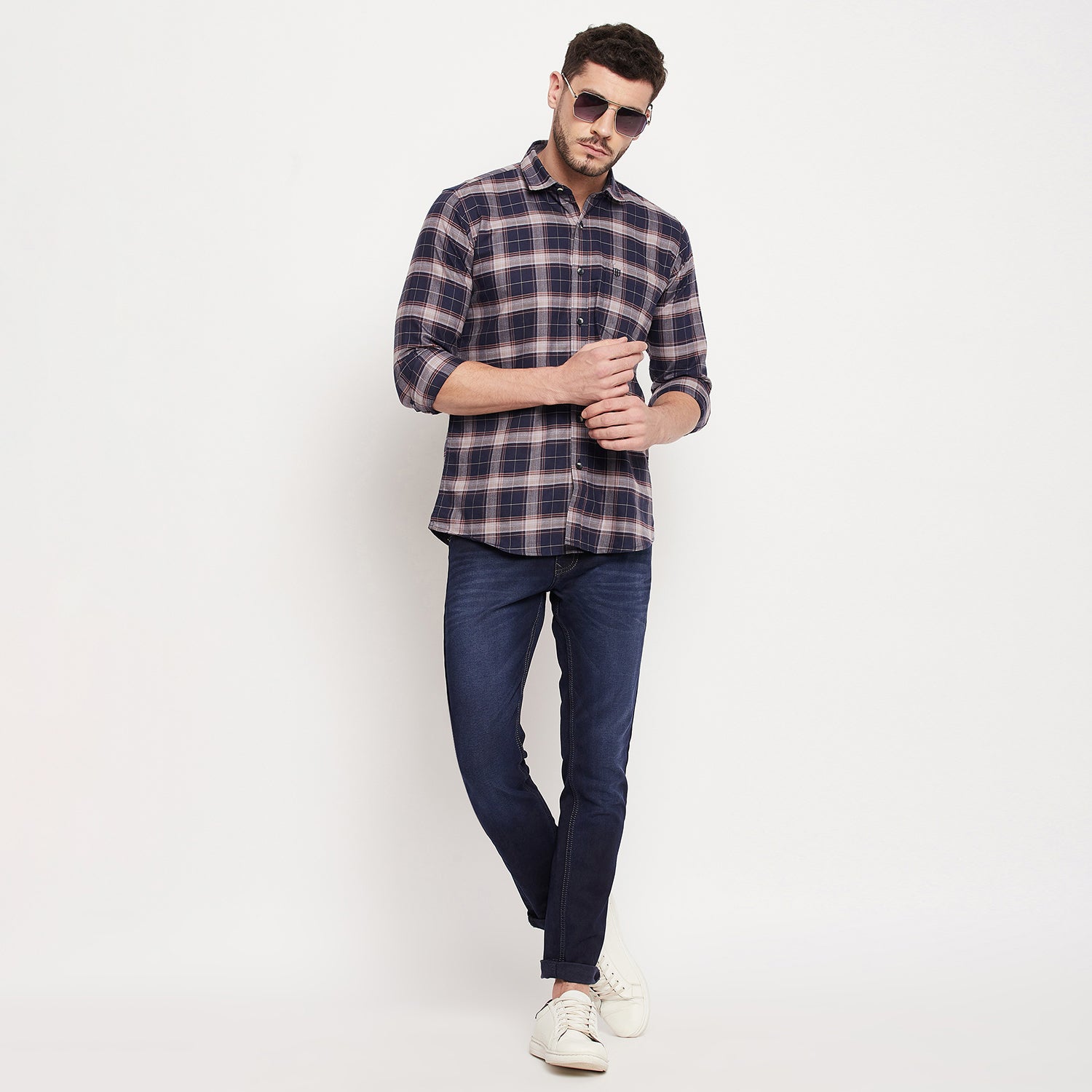 Duke Stardust Men Full Sleeve Cotton Shirt (SDO8CKOA)