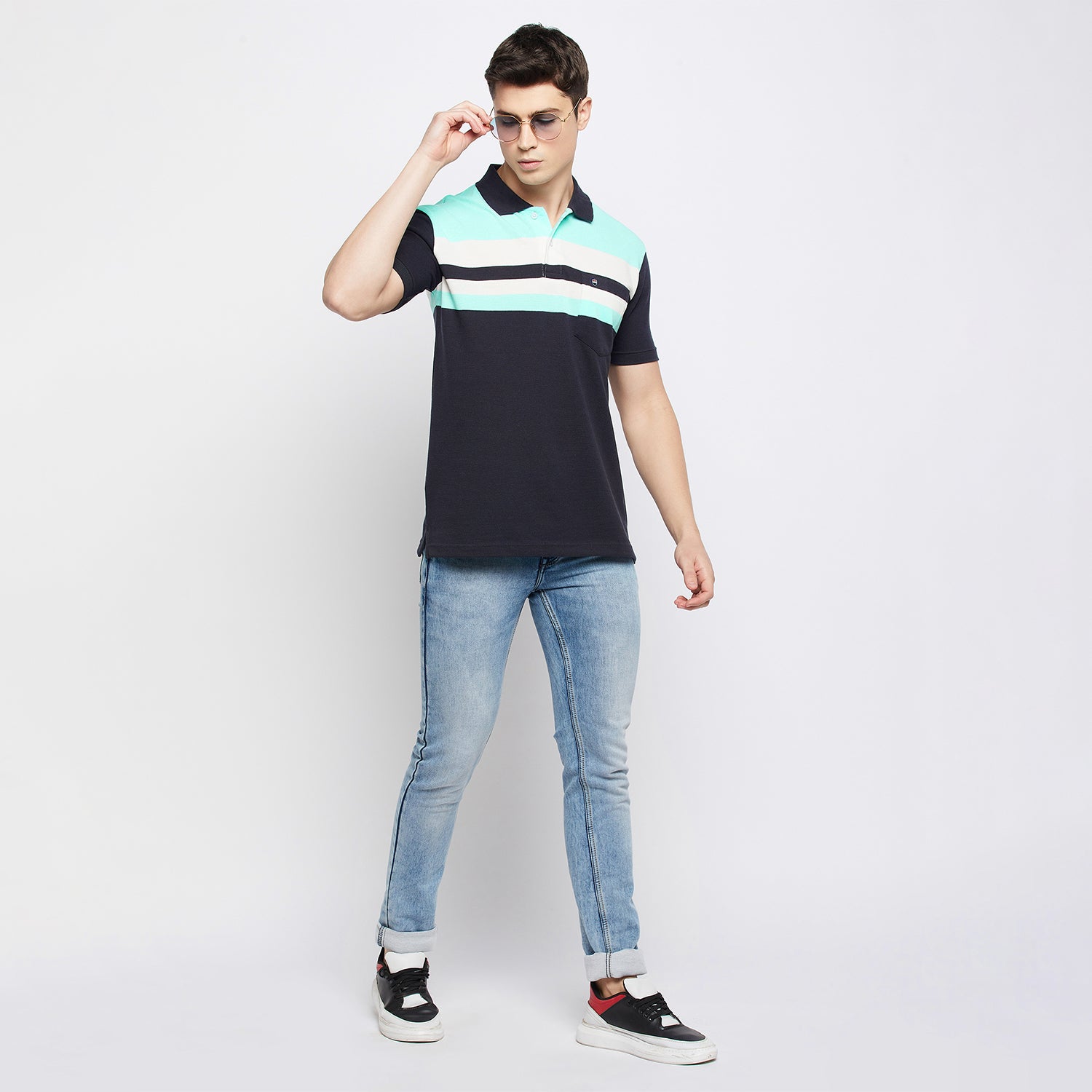 Duke Urban Men Half Sleeve Cotton T-shirt (LF7037)