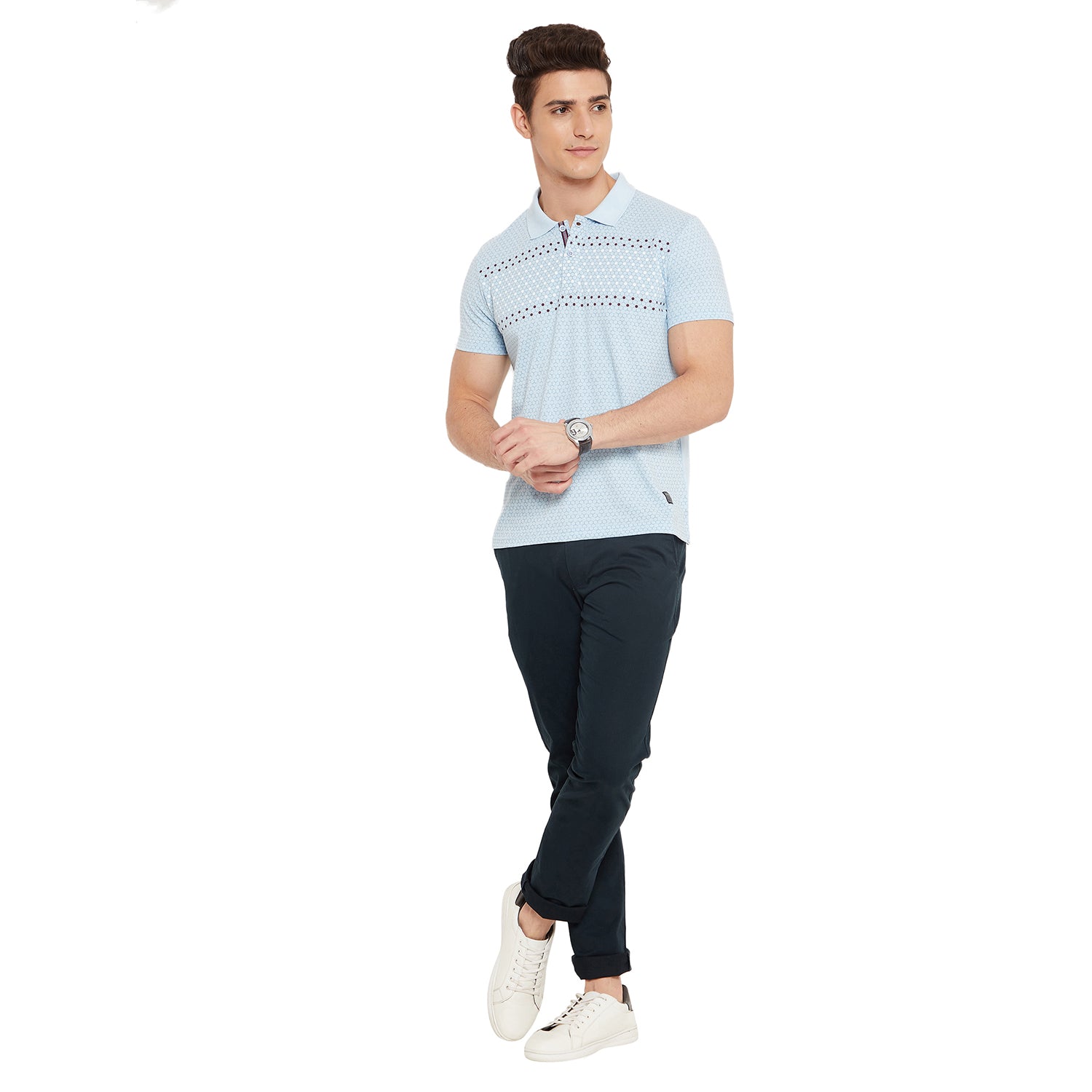 Duke Stardust Men Half Sleeve Cotton T-shirt (MTLF341)