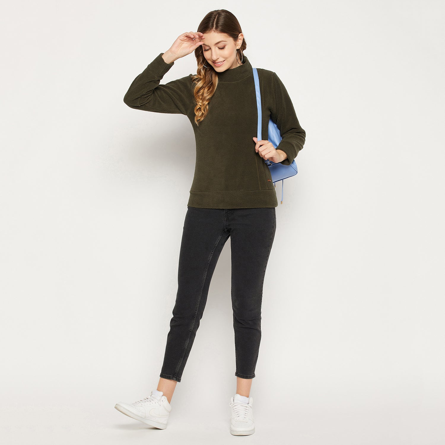 Duke Stardust Women High Neck Sweatshirt (LFX803)