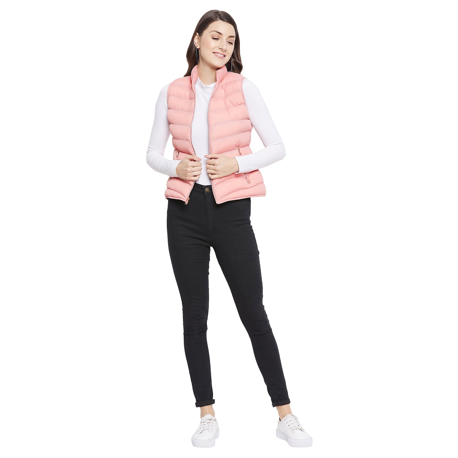 Duke Urban Women Sleeveless Puffer Jacket (SDZ6742)