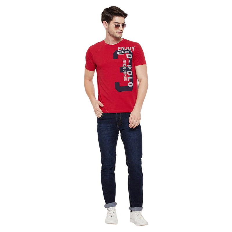 Duke Urban Men Half Sleeve Cotton T-shirt (LQ3927)