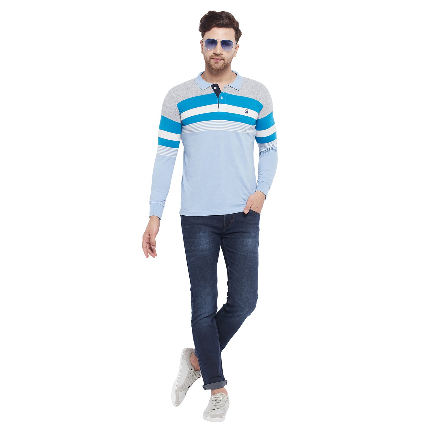 Duke Stardust Men Full Sleeve Cotton T-Shirt (LF3904)