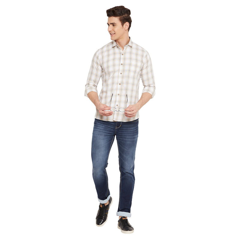 Duke Urban Men Full Sleeve Cotton Shirt (SDO8CKTO)