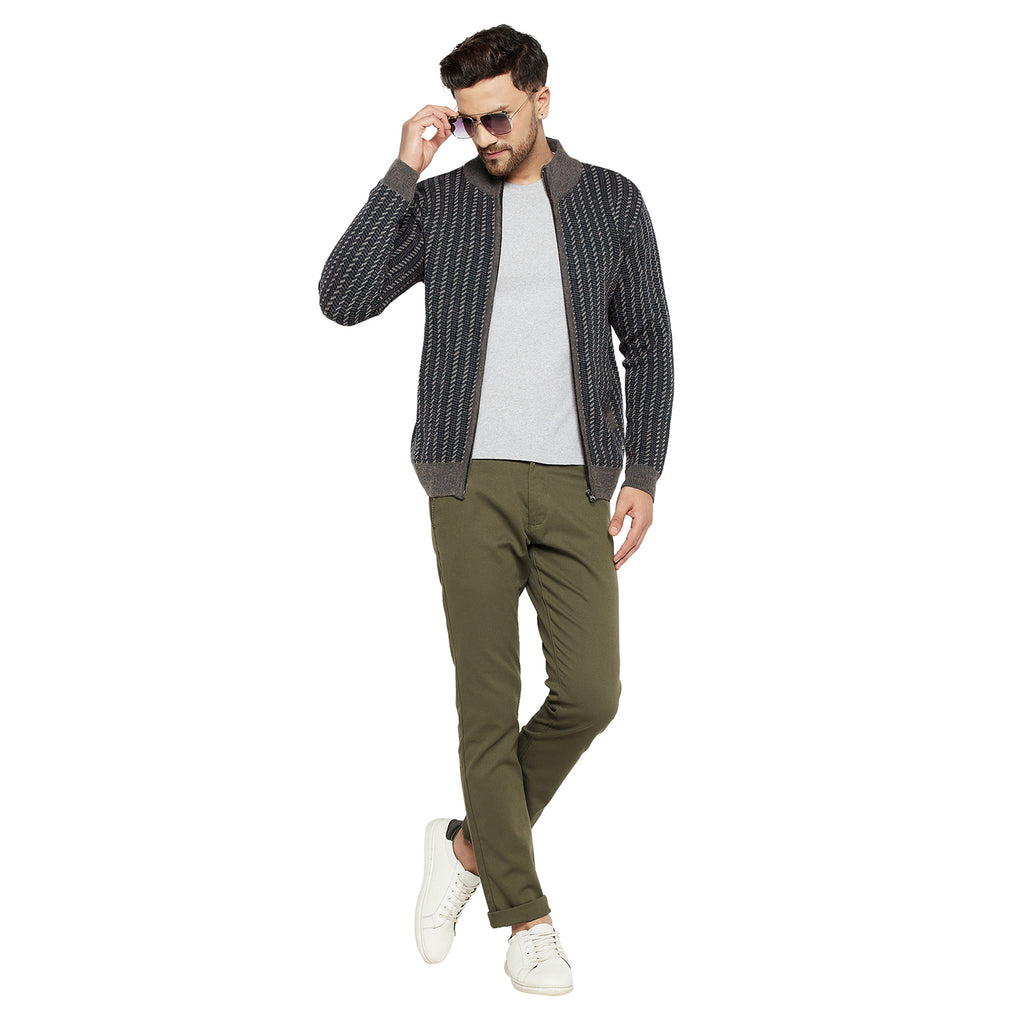 Duke Urban Men Full Sleeve Zipper Sweater (SDS2088)