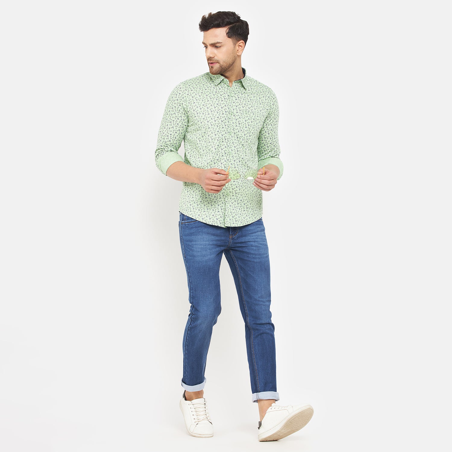Duke Urban Men Full Sleeve Cotton Shirt (SDO7PRTI)