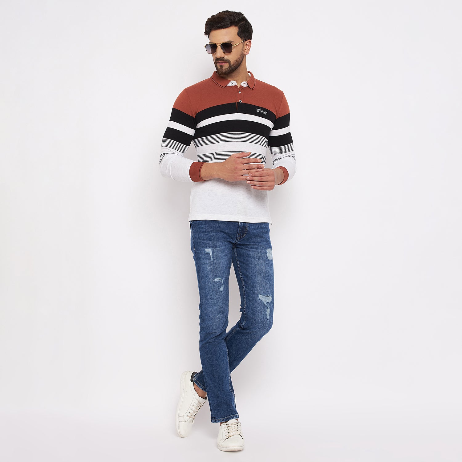 Duke Stardust Men Full Sleeve Cotton T-shirt (LF3963)