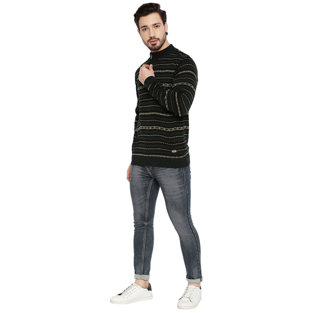 Duke Stardust Men Full Sleeve Half Zip Sweater (SDS2078)