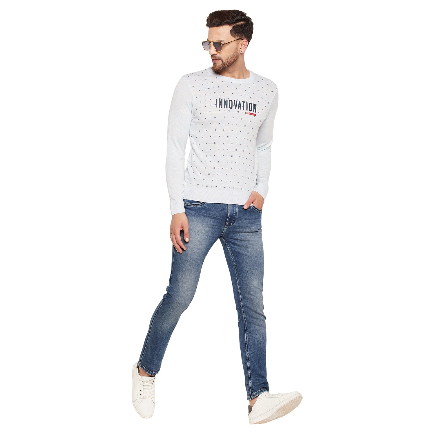 Duke Urban Men Full Sleeve Round Neck Sweater (SDS8091)