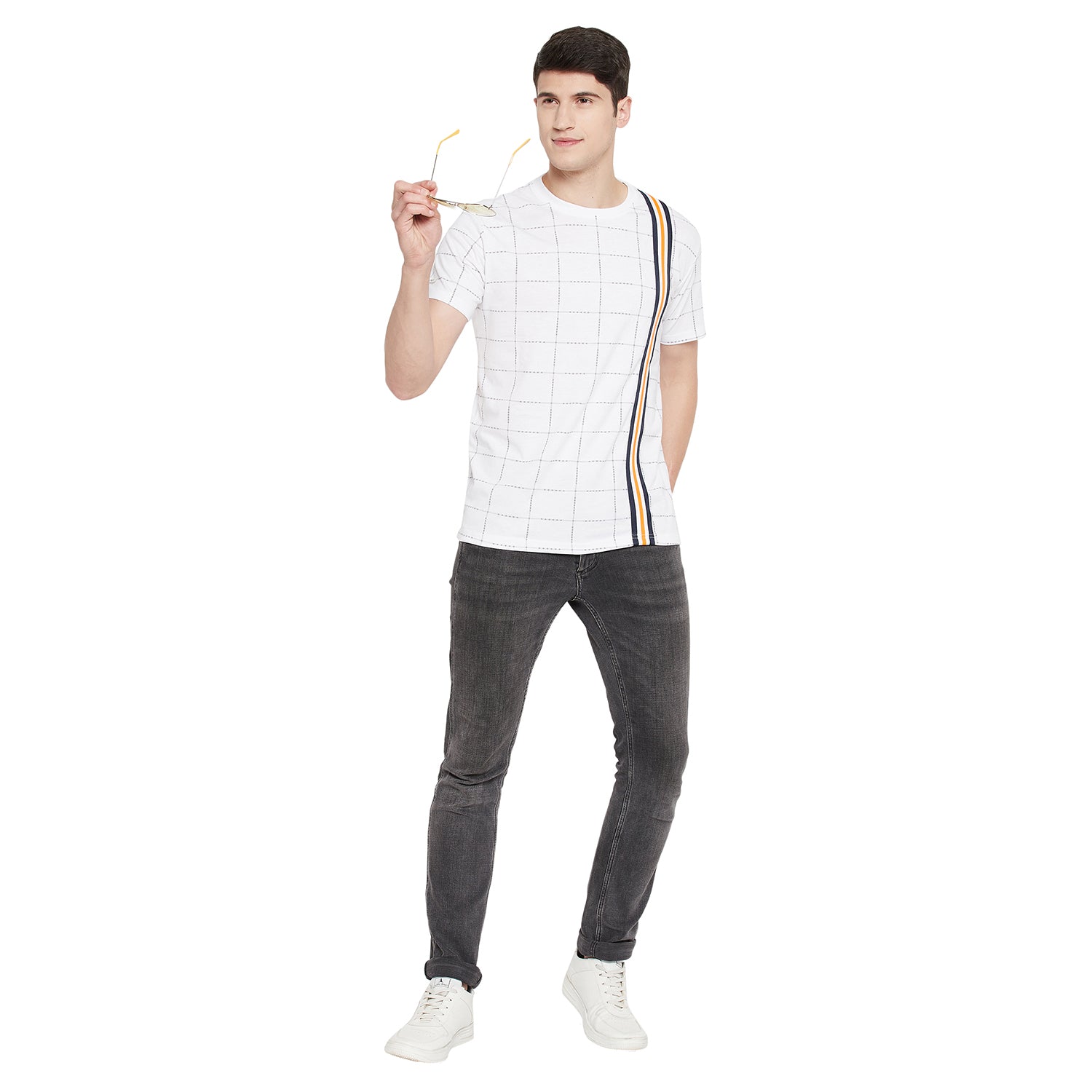 Duke Stardust Men Half Sleeve Cotton T-shirt (LF5293)