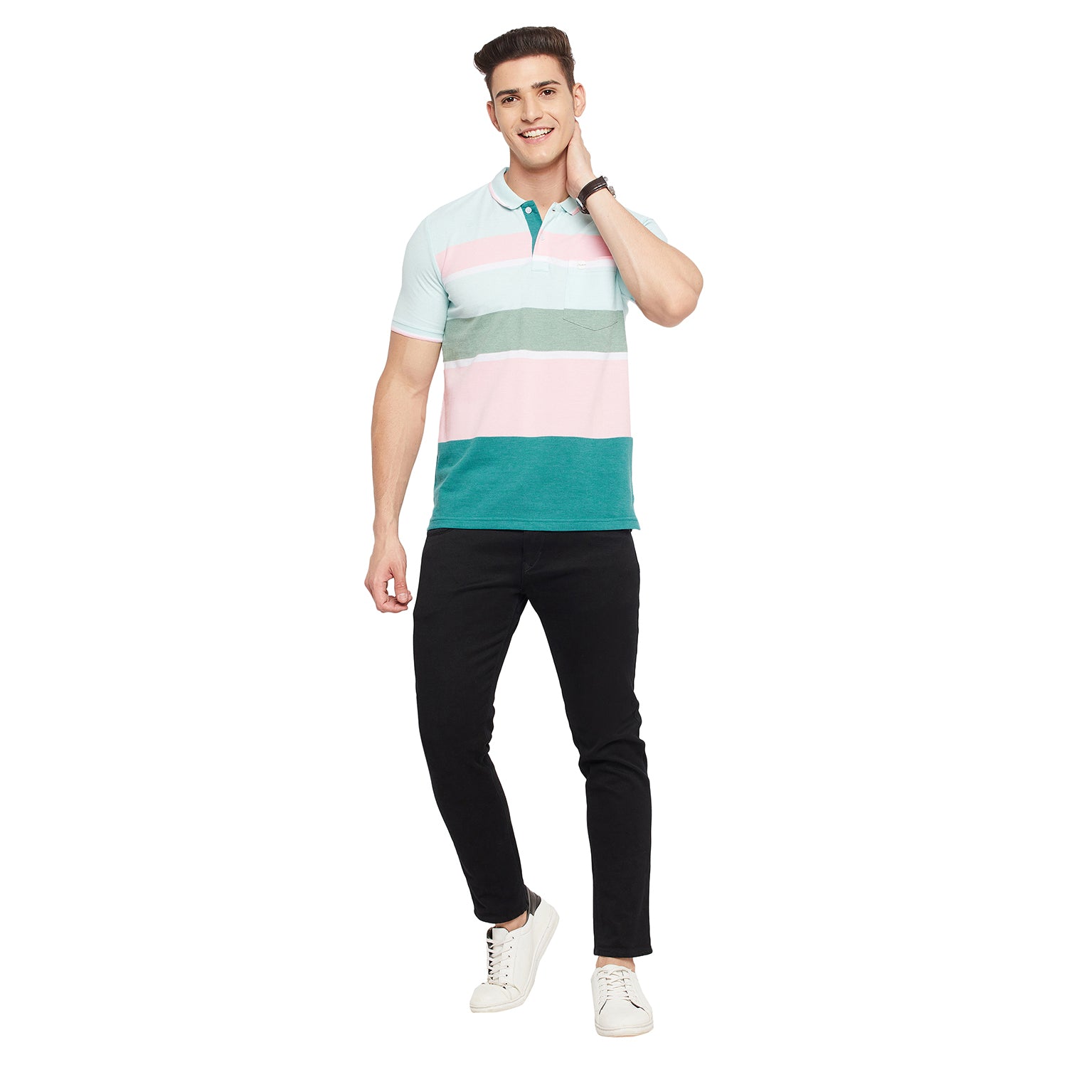 Duke Stardust Men Half Sleeve Cotton T-shirt (MTLF347)