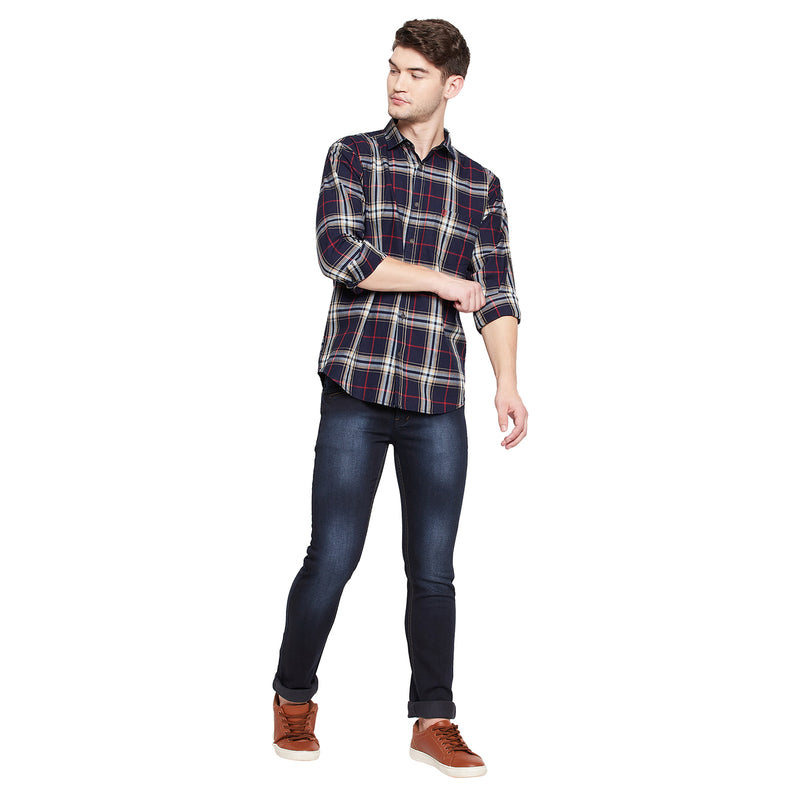 Duke Urban Men Full Sleeve Cotton Shirt (SDO5CKIE)