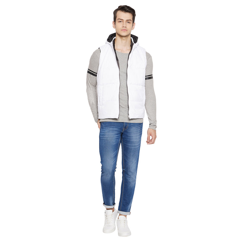 Duke Urban Men Sleeveless Reversible Jacket (SDZ908)